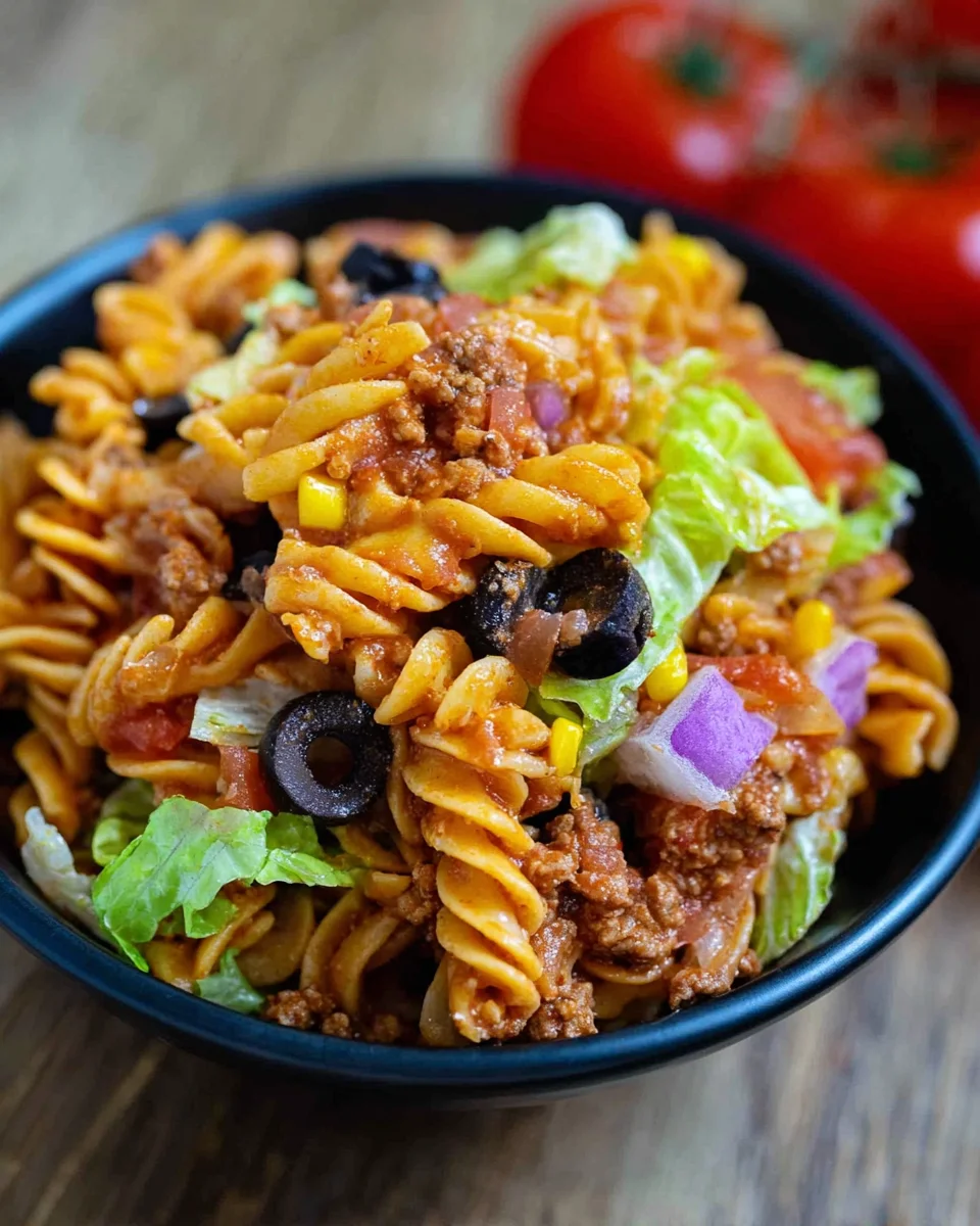Taco Pasta Salad 24 Taco Pasta Salad