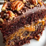 Turtle Caramel Cake