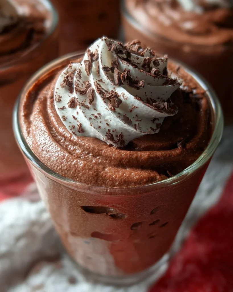 Vegan Chocolate Mousse with Aquafaba
