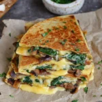 Vegan Spinach Quesadillas