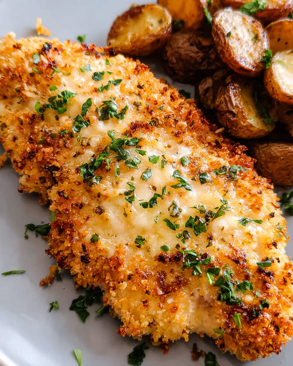 Air Fryer Parmesan Crusted Chicken