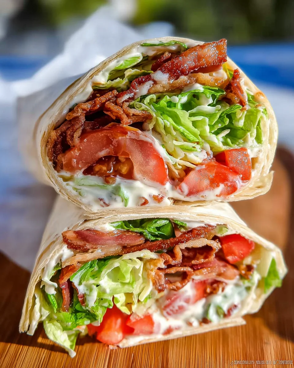 BLT Wraps with Secret Sauce