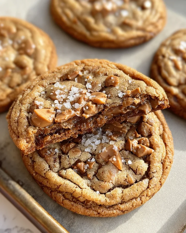 Brown Butter Coffee Toffee Cookies