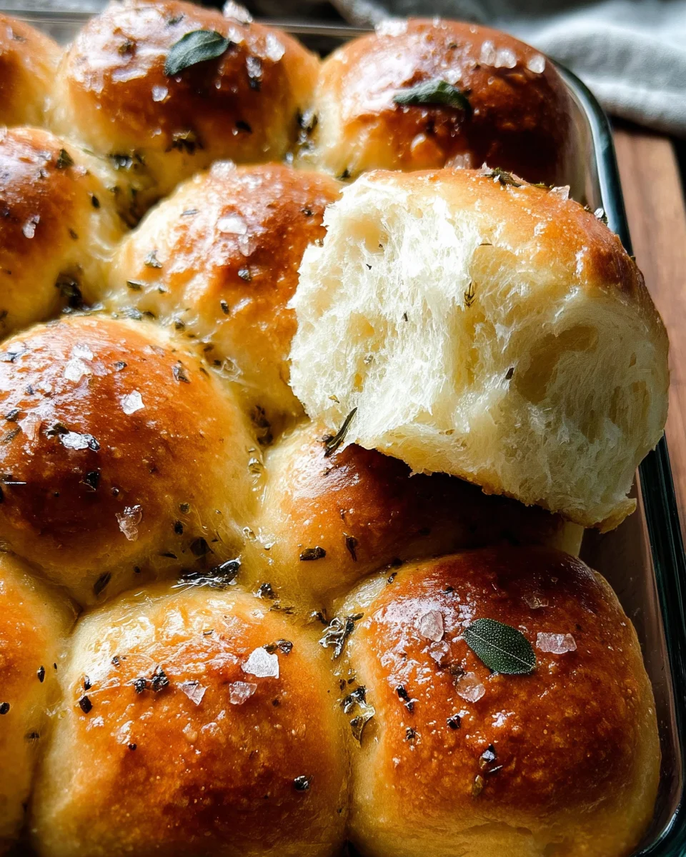 Brown Butter Sage Dinner Rolls 21 Brown