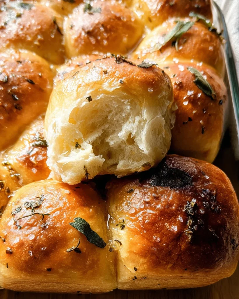 Brown Butter Sage Dinner Rolls 22 Brown Butter Sage Dinner Rolls 4 1