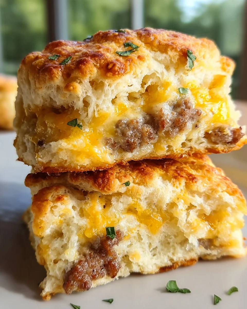 Cheese and Sausage Biscuit 20 Cheese