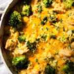 Cheesy Broccoli Chicken and Rice Casserole