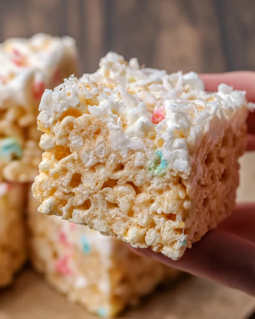 Coconut Rice Krispie Treats