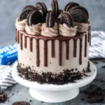 Cookies and Cream Cake with Coffee Oreo Buttercream