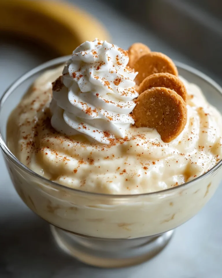 Cottage Cheese Banana Pudding