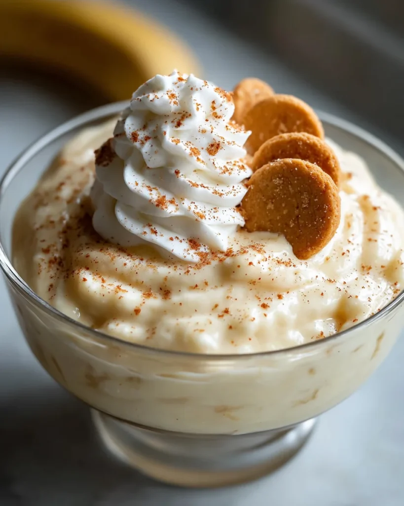 Cottage Cheese Banana Pudding