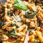Creamy Sun Dried Tomato Chicken Pasta