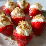 Deviled Strawberries (Made with a Cheesecake Filling)
