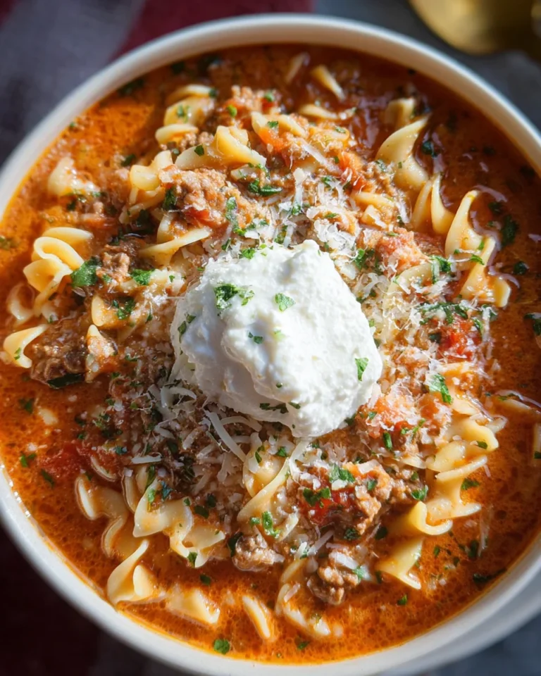 Easy Lasagna Soup Recipe