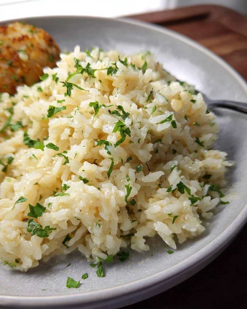 Garlic Parmesan Rice