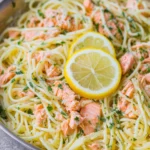 Lemon-Butter Salmon Pasta