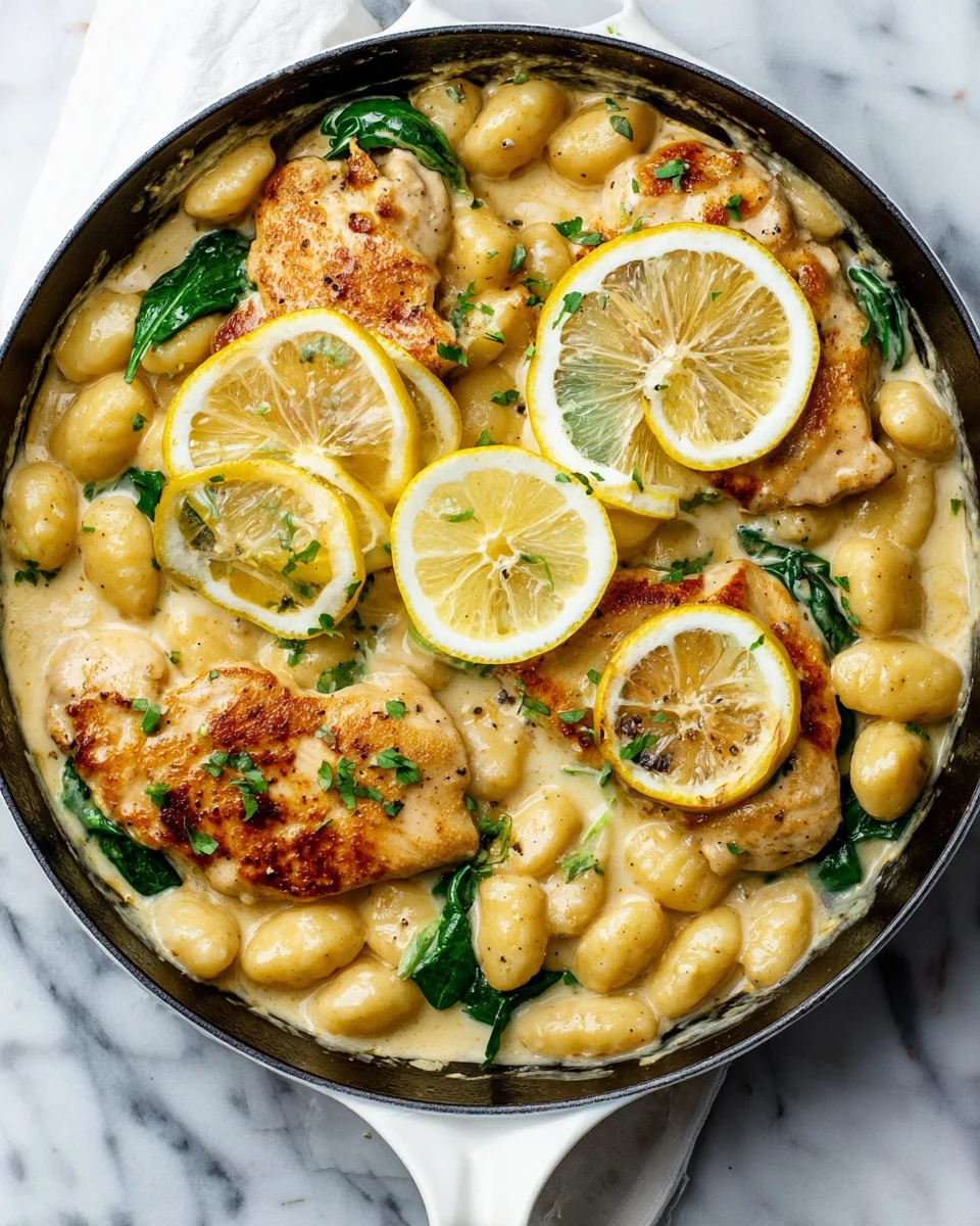 Lemon Chicken Gnocchi