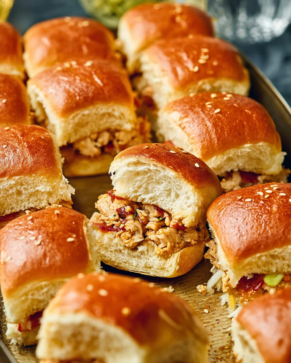 Maple Chicken and Bacon Sliders