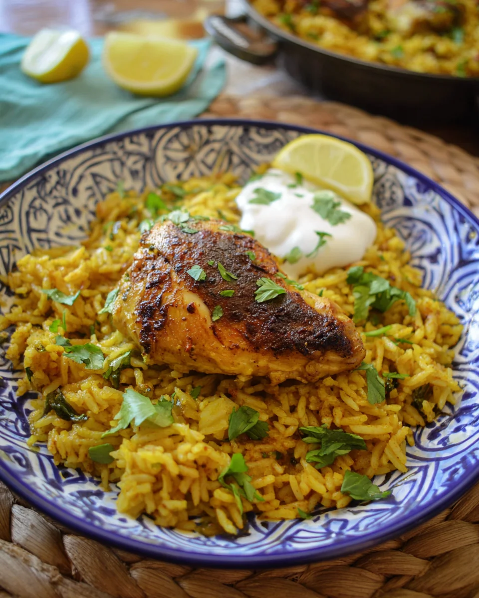 Moroccan Chicken & Rice