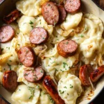Pierogies and Kielbasa