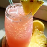 Pineapple Pink Lemonade Party Drink