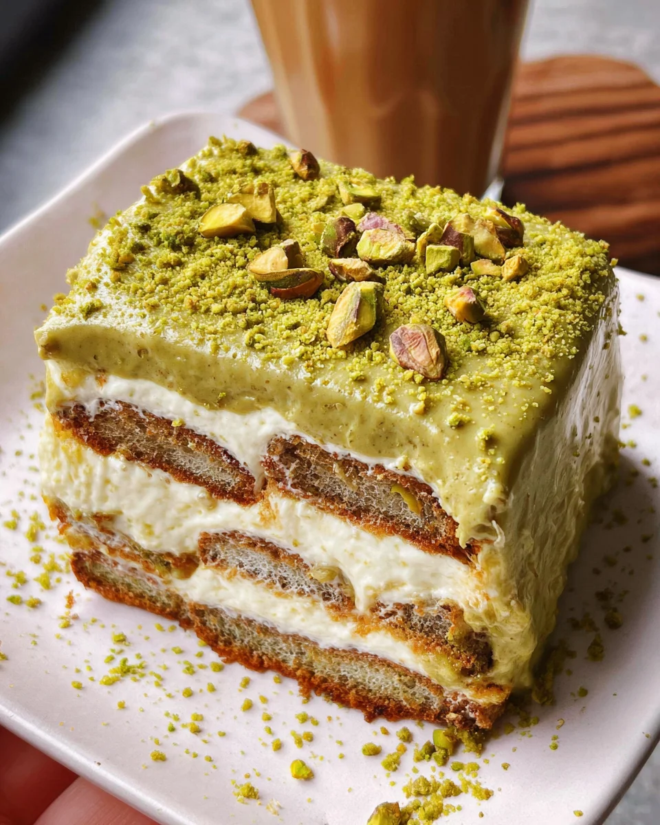 Pistachio Tiramisu