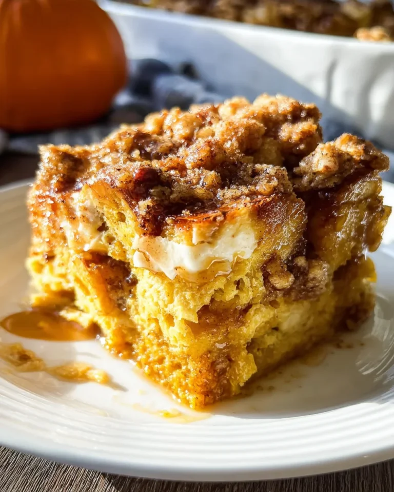 Pumpkin French Toast Casserole