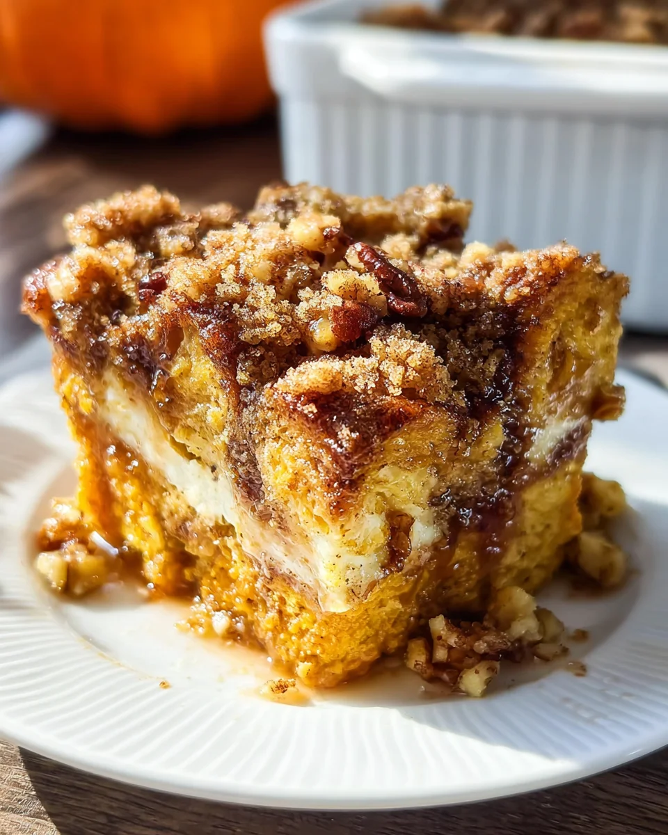 Pumpkin French Toast Casserole 23 Pumpkin