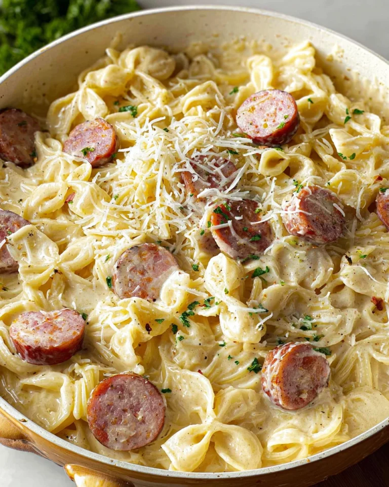 Sausage Alfredo Pasta