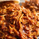 Shredded BBQ Chicken (Crock Pot Recipe)