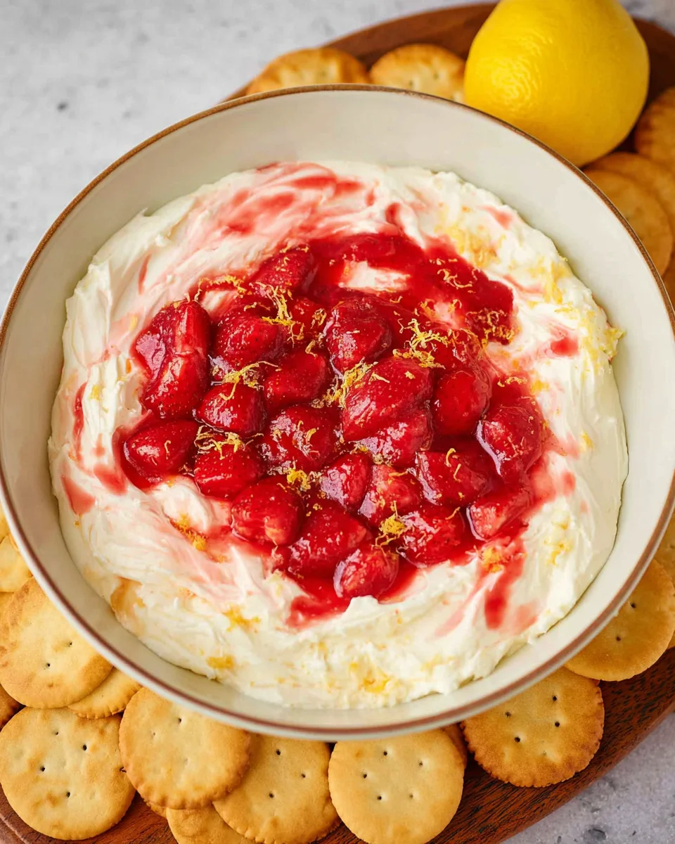 Strawberry Cream Cheese Dip 15 Strawberry