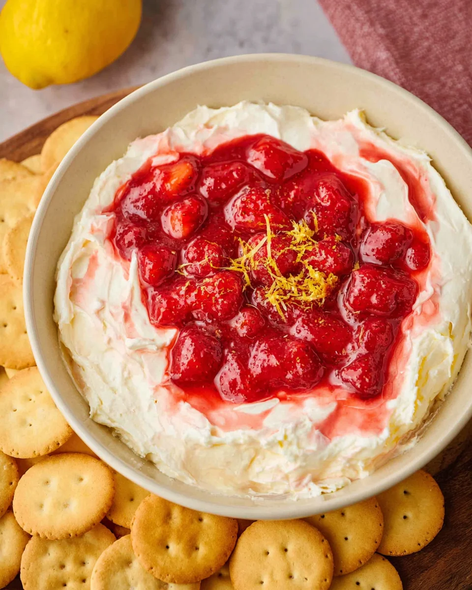 Strawberry Cream Cheese Dip 16 Strawberry