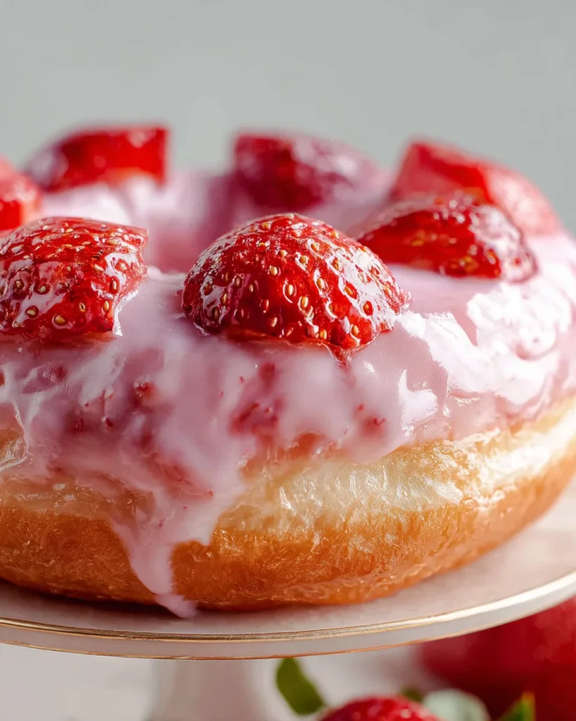 Strawberry Donuts