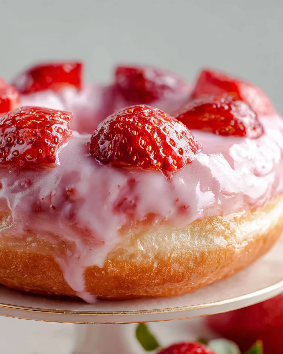 Strawberry Donuts