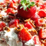 Strawberry Pecan Pretzel Salad