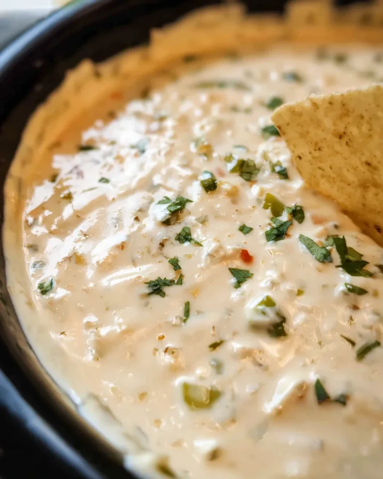 The Best Crock pot White Cheese Dip Recipe
