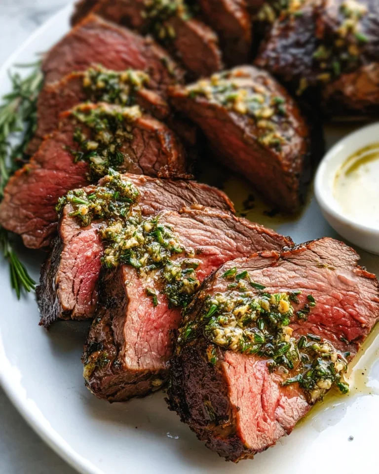 Beef Tenderloin Roast (Herbed Garlic Butter)