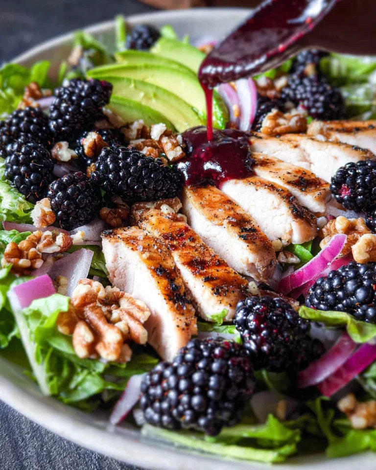 Blackberry Balsamic Chicken Salad