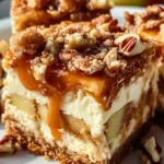 Caramel Apple Cheesecake Bars