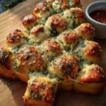 Cheesy Christmas Tree Bread