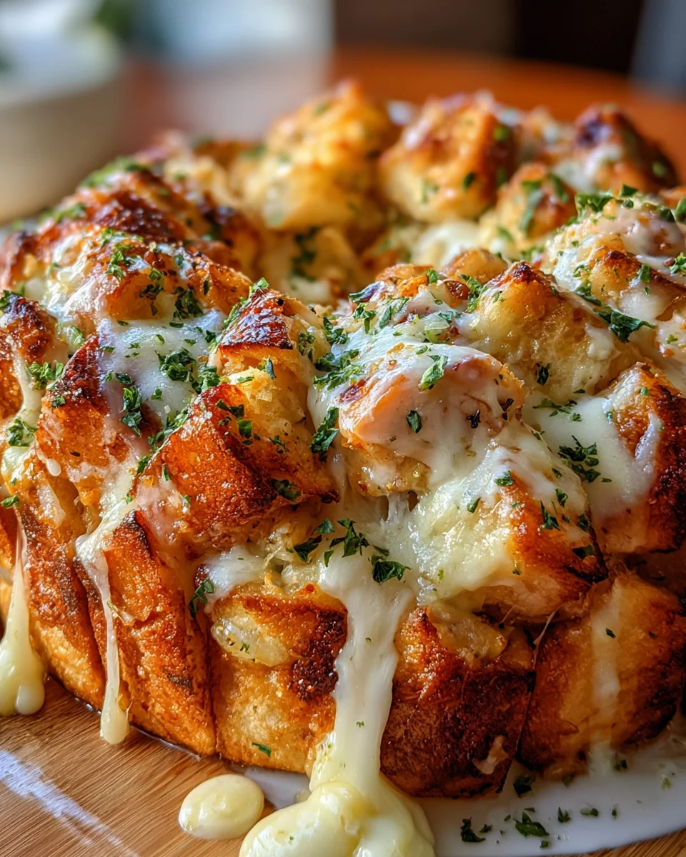 Chicken Alfredo Monkey Bread
