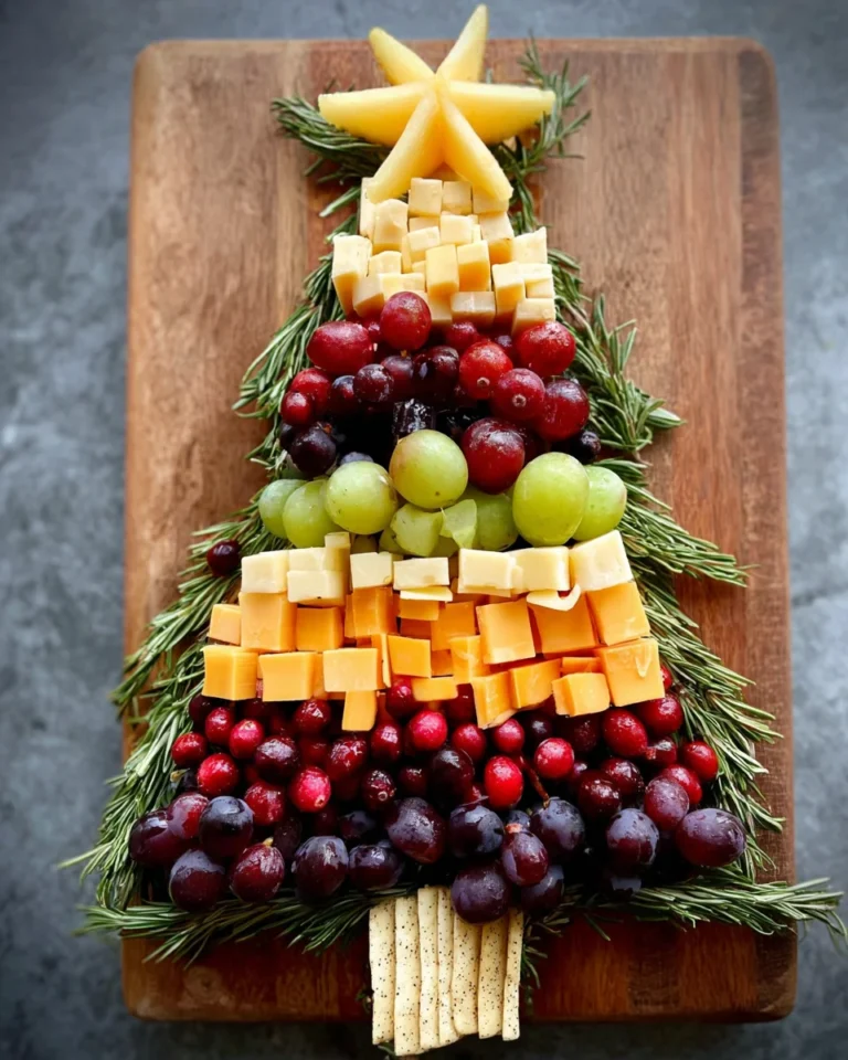 Chrismas Tree Shaped Charcuterie Board