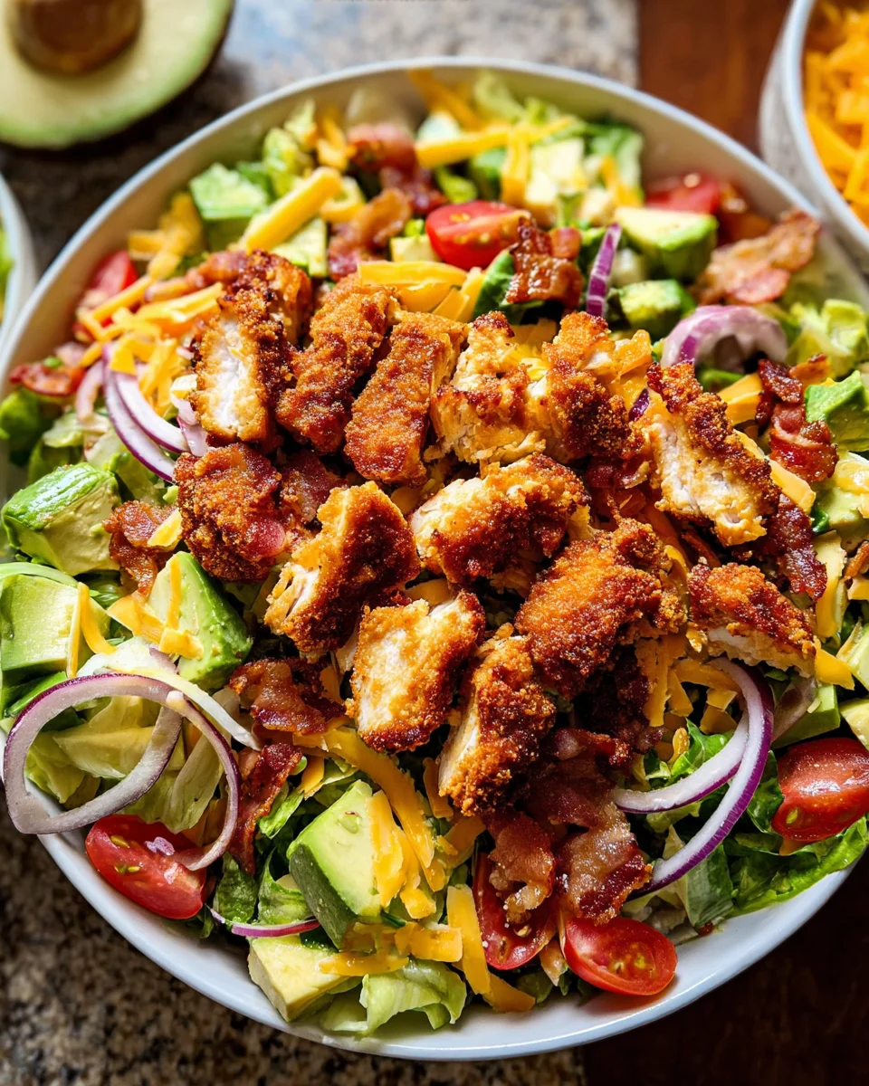 Crispy Chicken Salad