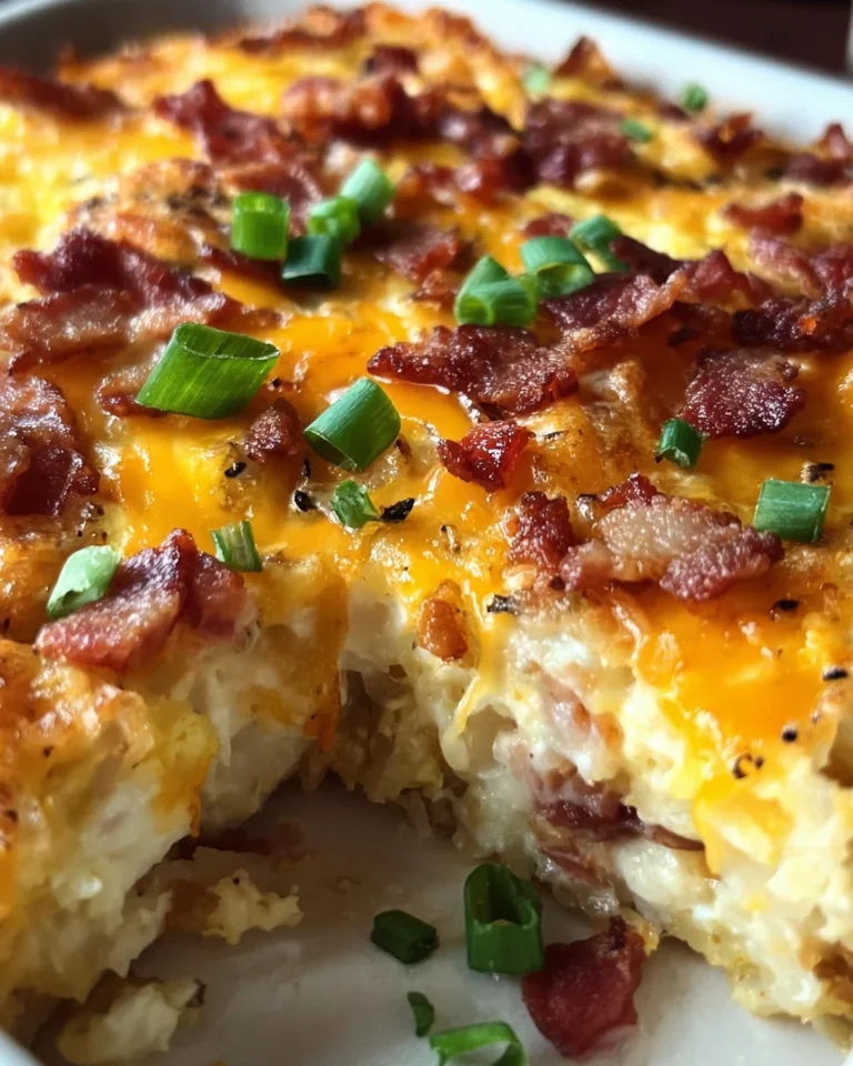 Easy Bacon, Egg, and Hashbrown Casserole