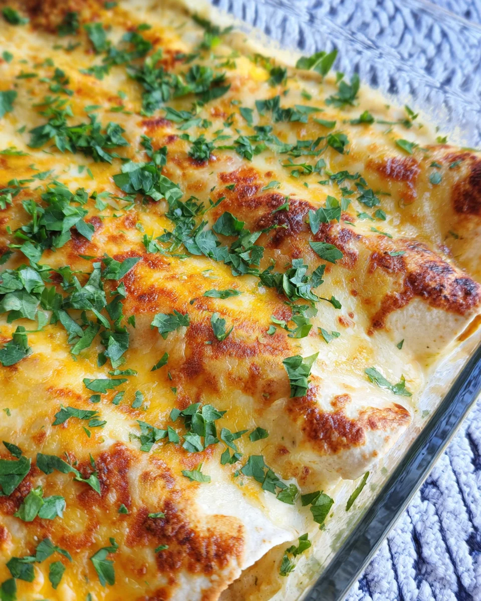 Easy Chicken Sour Cream Enchiladas