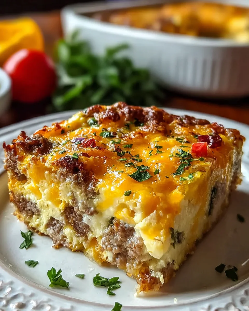 Easy Sausage and Egg Casserole