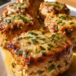 Garlic Parmesan Chicken Meatloaves