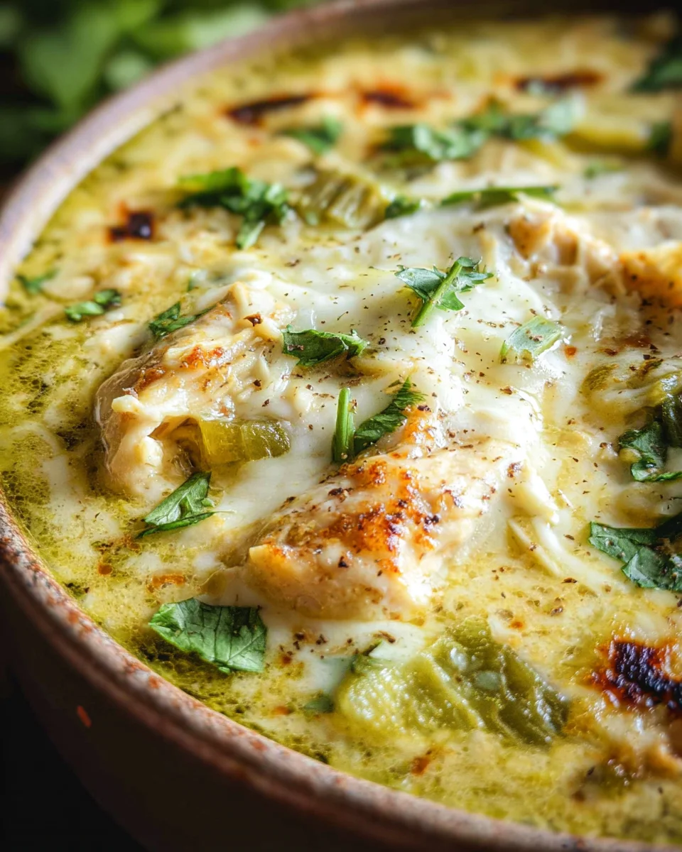Green Chicken Enchilada Soup