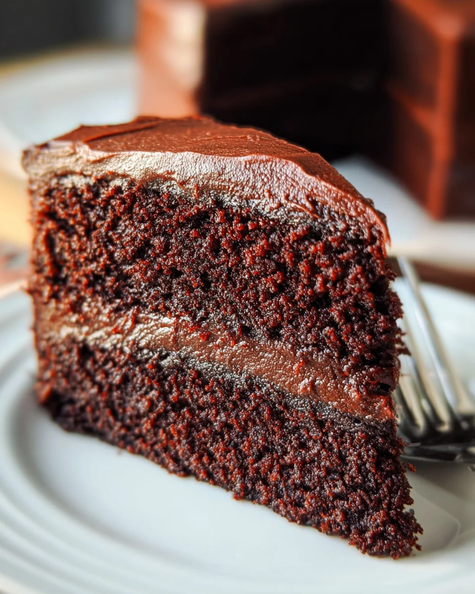 Homemade Chocolate Cake