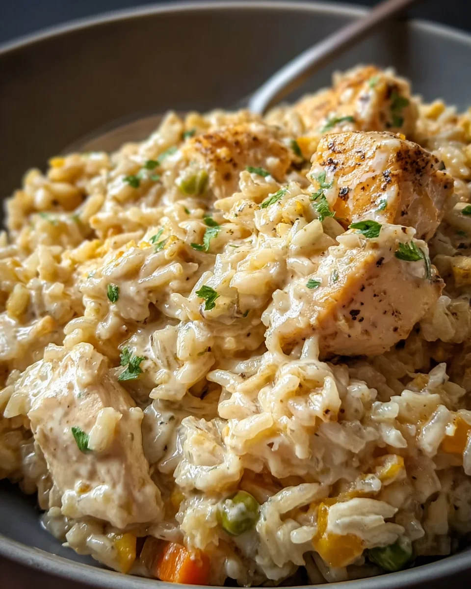 Instant Pot Creamy Chicken and Rice
